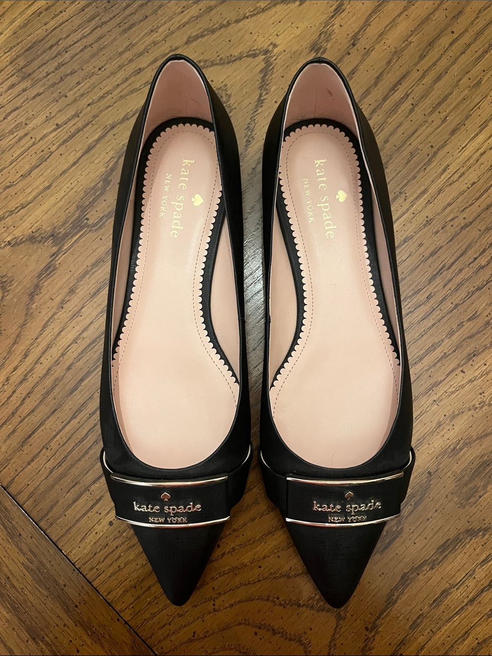 kate spade Black Deneuve Flats, size 9 - Picture 5 of 12
